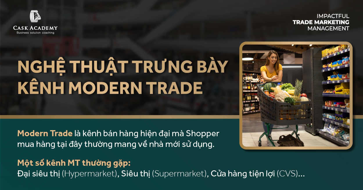 Làm chủ nghệ thuật trưng bày kênh Modern Trade (MT)